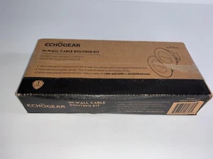 Kit de administración de cables de pared Echogear - incluye ojales de paso - Imagen 1 de 3