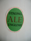 PLYMOUTH TORQUAY BREWERIES STRONG ENGLISH ALE BREWERY BEER BOTTLE LABEL