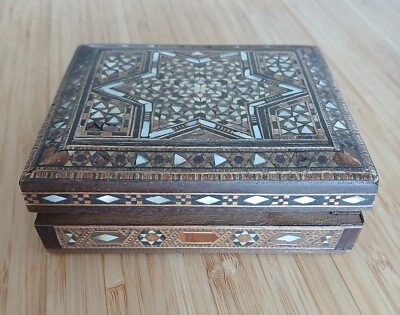 Bois Nacre Decoration Syrie 19e Siècle - Photo 1/4