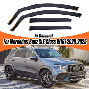 For Mercedes-Benz GLE W167 2020-2025 Weather Shield Wind Deflector In-Channel - Picture 1 of 8