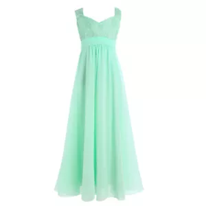 Mädchen Kinder Festkleid Abend Hochzeit Festlich Kleid Kostüm Brautjungfernkleid - Bild 1 von 88