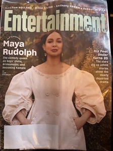 New Entertainment Weekly Maya Rudolph Comedy Queen Kamala Tom Holland March 2021 - Bild 1 von 1