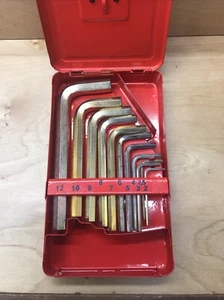 Snap-On Complete 11 Piece Metric Hex Key Set 2mm-12mm - Free Shipping - Picture 1 of 5