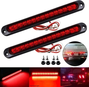Luce Ingombro Fanalino Posizione Led Rosso 2 Intensità 12V-24V Camion Camper - Foto 1 di 6