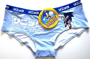 Sonic The Hedgehog Knickers Panties Womens Ladies UK Sizes 6 to 20 - Picture 1 of 5