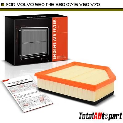 Гибкий воздушный фильтр двигателя для Volvo S60 2011-2016 S80 07-15 V60 V70 XC60 XC70 - Изображение 1 из 4