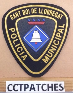 SANT BOI DE LLOBREGAT, SPANIEN POLIZEI STÄDTEAUFNÄHER - Bild 1 von 2