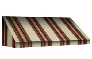 Awntech Awning New Yorker Brown Linens Terracotta 40.5” - Picture 1 of 2