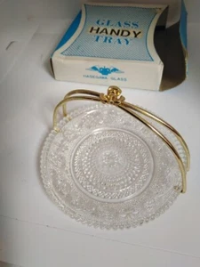 Vintage Hasegawa Glass - Glass Handy Tray - Glass trinket, jewlery, etc. dish - Picture 1 of 4