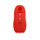 Red Silicone Remote Key Fob Case Cover for Porsche Macan Panamera Cayenne