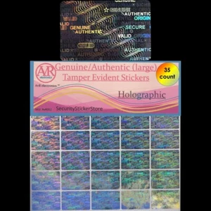 Echte, originale, authentische große manipulationssichere Sicherheitsaufkleber Etiketten (AvR052) - Bild 1 von 22