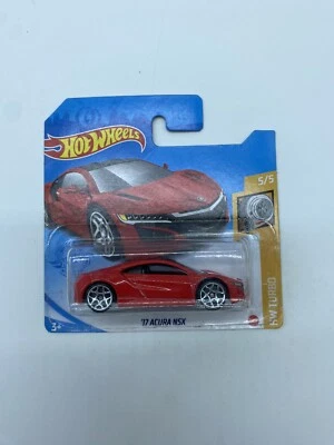MODELLINO AUTO ACURA NSX 17 ROSSA - HOTWHEELS - SCALA 1:64 "HW TURBO" - Immagine 1 di 2