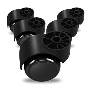 5PCS Stemless Caster Wheels 2 Inch Caster Replacement Furniture Feet - Picture 1 of 10