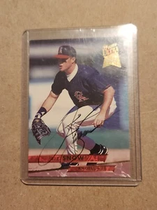 Fleer Ultra J.T. 1993 Snow Caliornia Angels Rookie Card #525 handsigniert - Bild 1 von 3