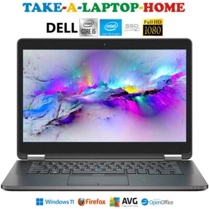 Dell Latitude FHD computer portatile veloce i5 3,0 GHz gioco Windows11 Pro ufficio leggero - Foto 1 di 13