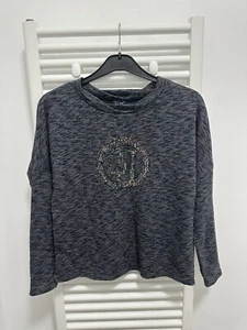 Armani Melange Long Sleeved Top Grey Size Small - Picture 1 of 7