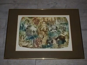 RINASCIMENTO sign. Kondor Lajos limitiert XIV/XV Farbradierung Kunstdruck Ungarn - Bild 1 von 10