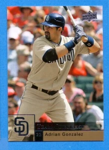 2009 Upper Deck #482 Adrian Gonzalez Padres Team Checklist - Picture 1 of 1