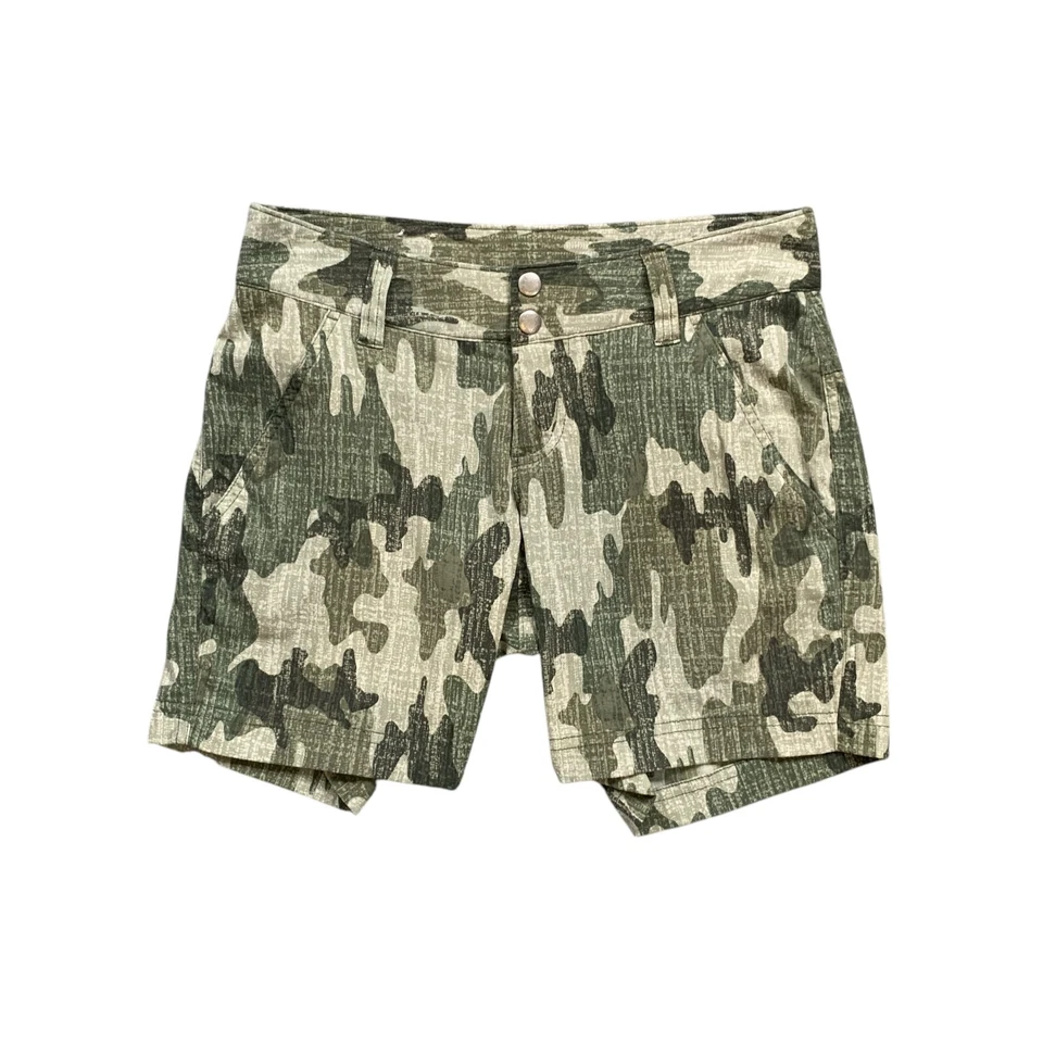 Pantalones Cortos Columbia Para Mujer 2 Aguacate Camuflados Tiro Bajo Repelencia Omni Caminata Exterior Foto 1 de 4