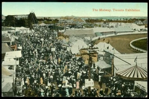 THE MIDWAY, C.N.E. - TORONTO, ON POSTCARD - Imagen 1 de 1