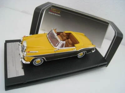 Mercedes-Benz 220 SE Cabriolet in gelb/braun Vitesse im Maßstab 1:43 OVP NEU - Bild 1 von 4