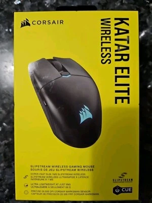 RATÓN GAMING INALÁMBRICO CORSAIR KATAR ELITE NEGRO CH-931C111-NA NUEVO Foto 1 de 2