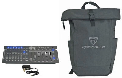 Chauvet DJ Obey 6 Compact Universal 6 Channel DMX DJ MIDI FX Controller+Backpack - Image 1 of 4