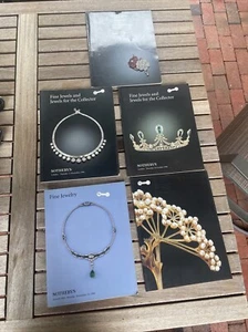 Lot Of 5 Fine Jewlery Catalog Buyers Guide Sotheby's Important Jewlery New York - Picture 1 of 7