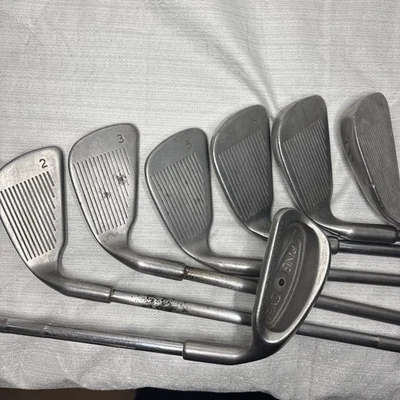 Ping Eye 2 Iron Set Black Dot - 2-9(no 4)RH Golf Pride Danny Edward’s Royal Grip - Image 1 of 4