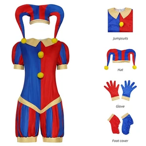 Circus Cosplay Costume with Hat Gloves Halloween Costumes - Picture 1 of 13