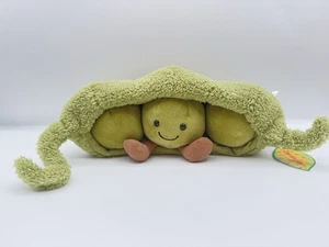 Peluche Jellycat Amuseable Peas In A Pod giocattolo ritirato - Foto 1 di 15