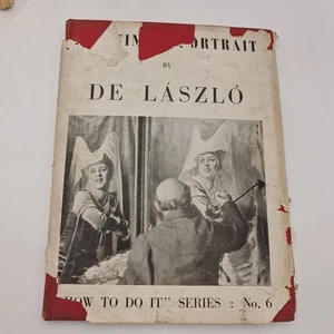 PAINTING A PORTRAIT DE LASZLO 1941 STUDIO HOW TO DO IT SERIES no. 6 HC Vintage - Picture 1 of 10