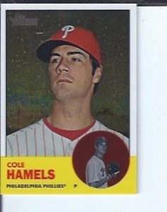 Cole Hamels 2012  Topps Heritage Chrome #ed / 1963 - Picture 1 of 1