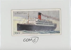 1924 Wills Merchant Ships of the World Tobacco Cunard RMS Franconia #14 1q7 - Picture 1 of 3