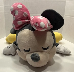 Almohada de felpa rosa Minnie Mouse de los parques de Disney animal de peluche para dormir - Imagen 1 de 9
