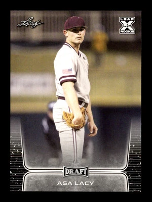 2020 Leaf Draft #27 Asa Lacy Kansas City Royals - Image 1 of 2