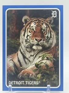 Topps Heritage Detroit Tigers 1975 Topps Zoo’s Who Stick-Ons azul #75Z-1 2024 - Imagen 1 de 2