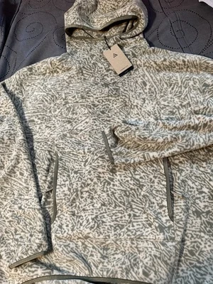 NIKE ACG POLARTEC WOLF TREE THERMA FIT #247 BEIGE OLIVE HOODIE SIZE XL MEN $145 - Image 1 of 4