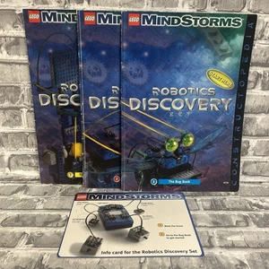 Set 3 Lego Mindstorms Robotics Discovery 9735 Manuali Istruzioni Solo 1, 2,3 - Foto 1 di 6