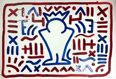 ORIGINAL FRANCIS TUCKER - Unikat HUAX #232- 2025 handsigniert 70x100cm - Bild 1 von 4