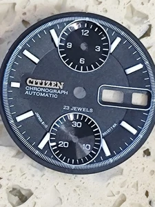 CITIZEN 8110A CHALLENGE TIMER Part Black Dial Used - Picture 1 of 9