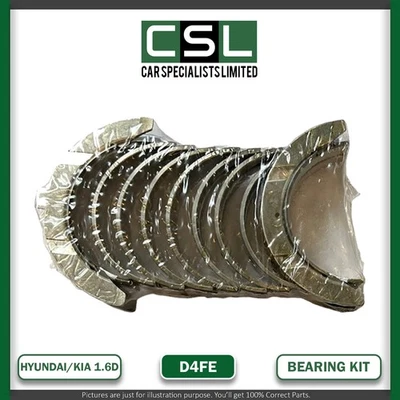 COJINETES DEL CIGÜEÑAL PRINCIPAL HYUNDAI ELANTRA GT KIA 1.6 CRDI MOTOR DIÉSEL D4FE STD Foto 1 de 4