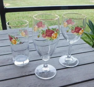 ROYAL ALBERT OLD COUNTRY ROSES SIE WÄHLEN IHR GLAS. EISTEE, HIGHBALL, WASSER - Bild 1 von 18
