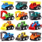 Kit jouet mini camion 12 pièces - véhicules de construction à reculons pour enfants, super...