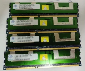 8x Nanya NT8GC72B4NB1NK-CG 8GB 2Rx4 PC3-10600R ECC REG Server Memory Modules - Picture 1 of 2