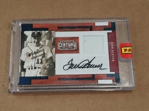 2010 Panini Century Collection Tom Seaver Uncirculated Patch Auto 2/10 Autograph - Picture 1 of 2