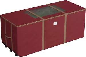 Christmas Tree Storage Tote with Wheels - Rolling Holiday Container for 9-Foot F - Picture 1 of 12