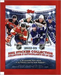 NHL Panini Hockey Pegatinas 4 Paquetes - Total 20 Pegatinas 2022-23 - Imagen 1 de 1