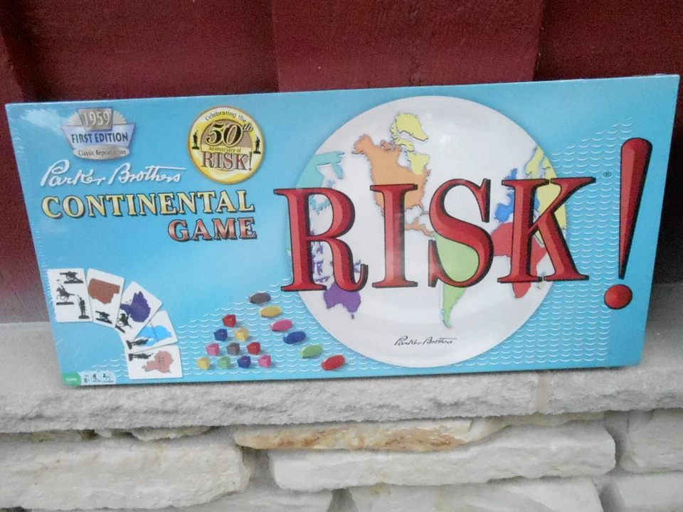 NRFB RISK! Parker Brothers Continental Game 1959 First Ed Classic (NBS2) - Image 1 of 1