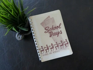 Vintage "School Days" Record and Memories BOOK 1962 by WinCraft Unused K-12Grade - Picture 1 of 11